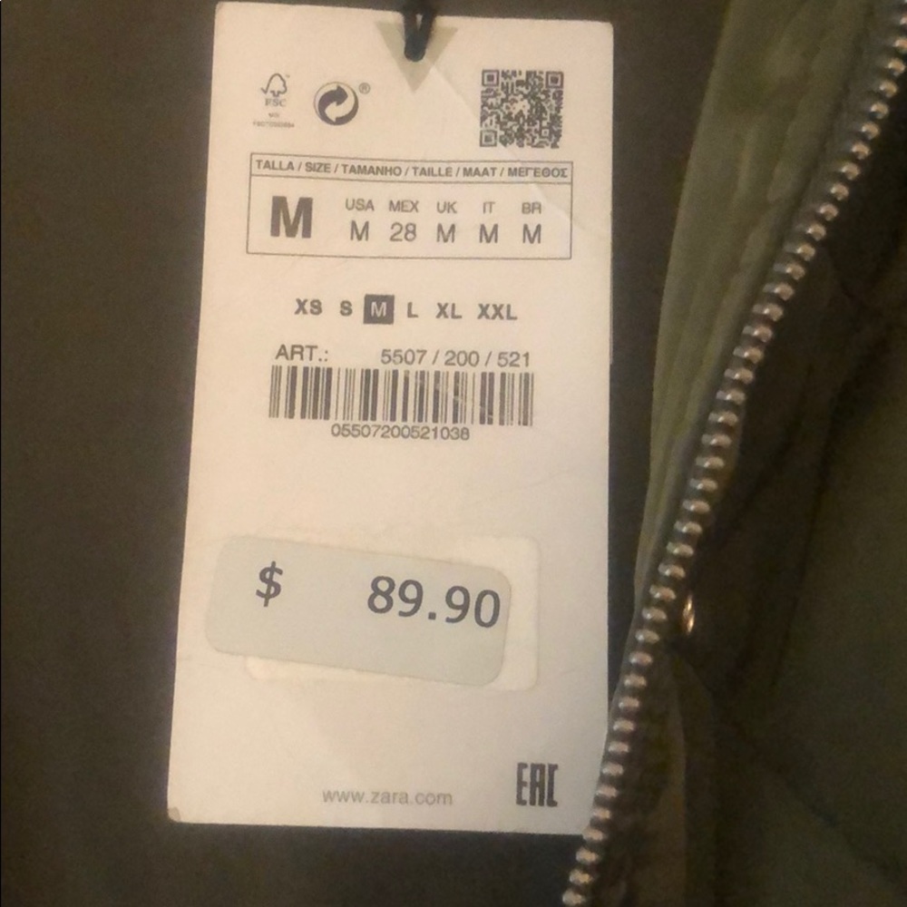 Zara jacket - Picture 3 of 3